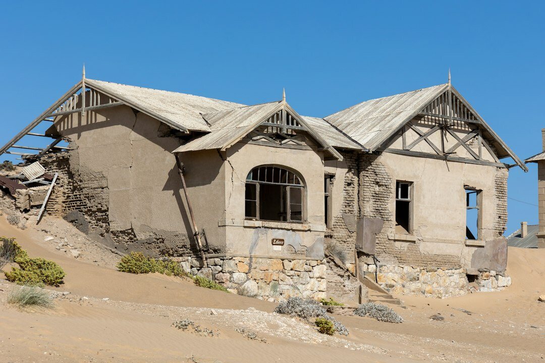 mining ruins desert