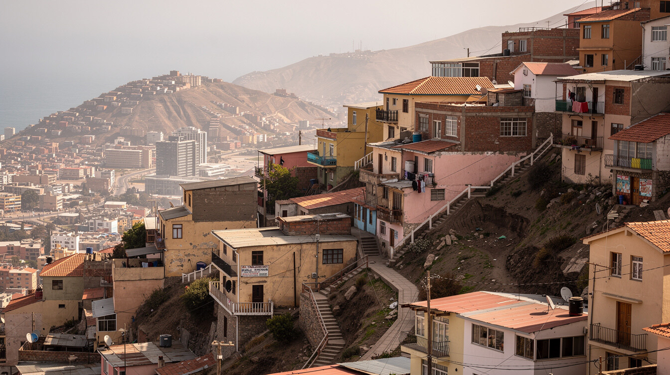hillside houses La Serena