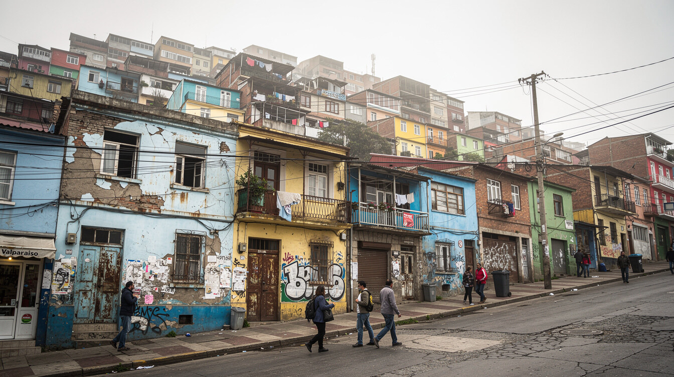 valparaiso hillside houses